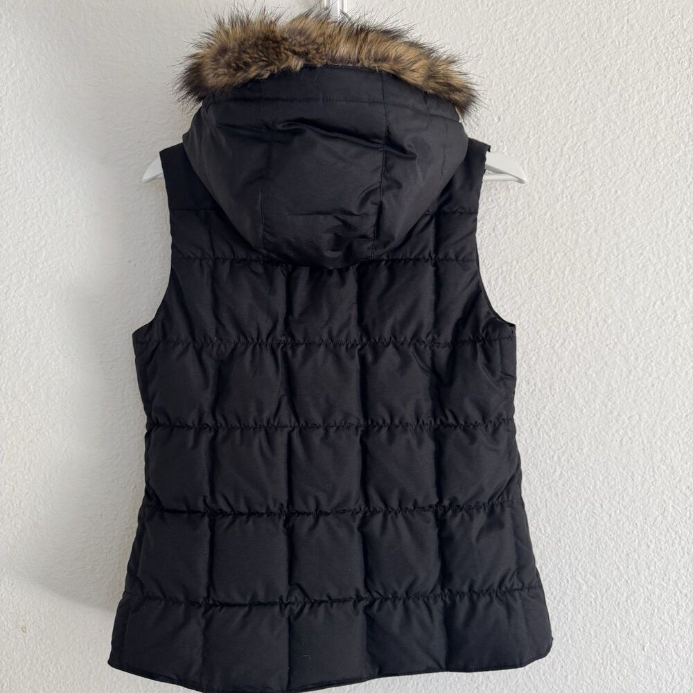 Eddie Bauer Women's Yukon Classic Fitted Down Vest Sz S Black Cabin Core MP $179 - Picture 13 of 15